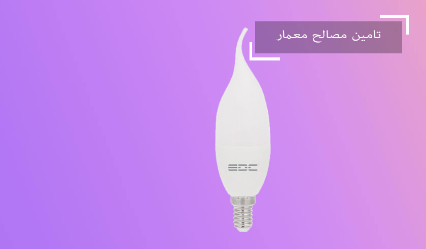 لامپ شمعی LED -  مدل EDC