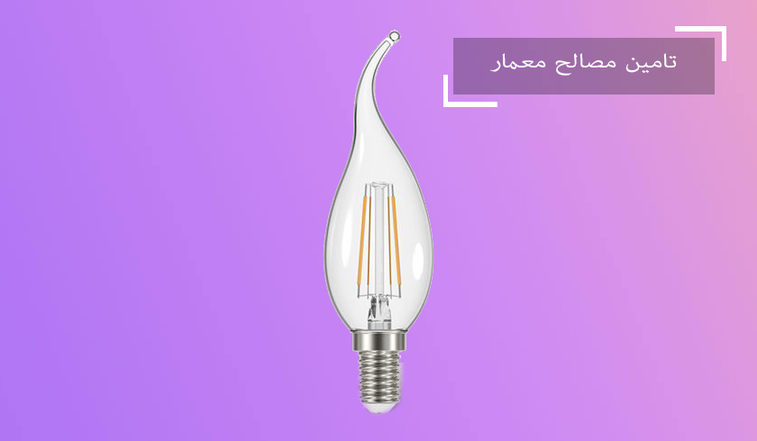 لامپ فیلامنتی ال ای دی 4W شعاع مدل SH-C35L-4W-c